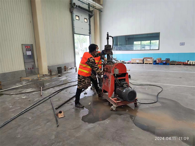 兰州厂房地面下沉塌陷注浆加固施工